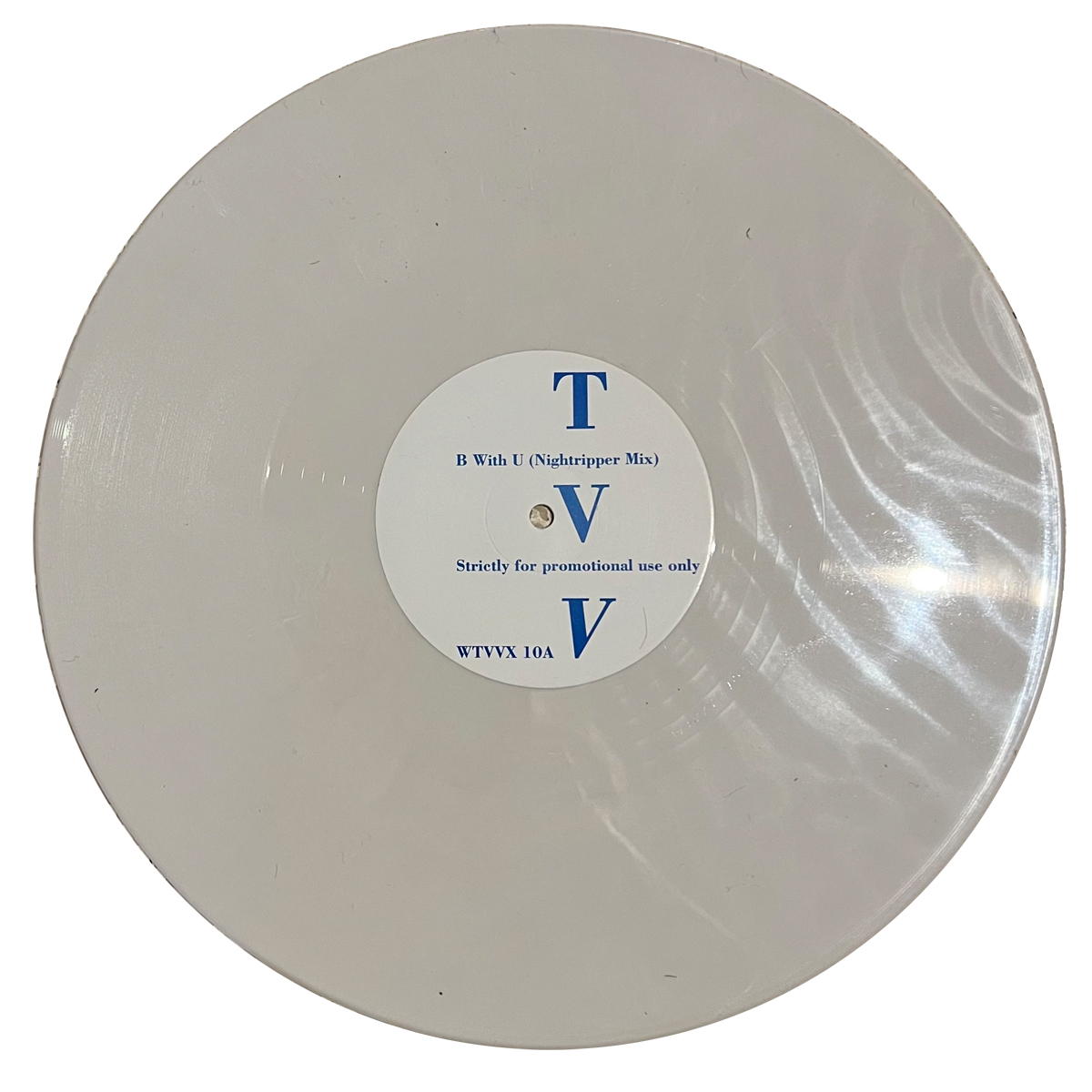 ‘B WITH U’ PROMO ONLY 12” WHITE LABEL VINYL
