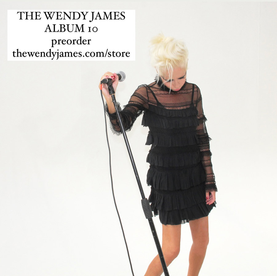 THE WENDY JAMES ALBUM 10 OFFICIAL POSTER