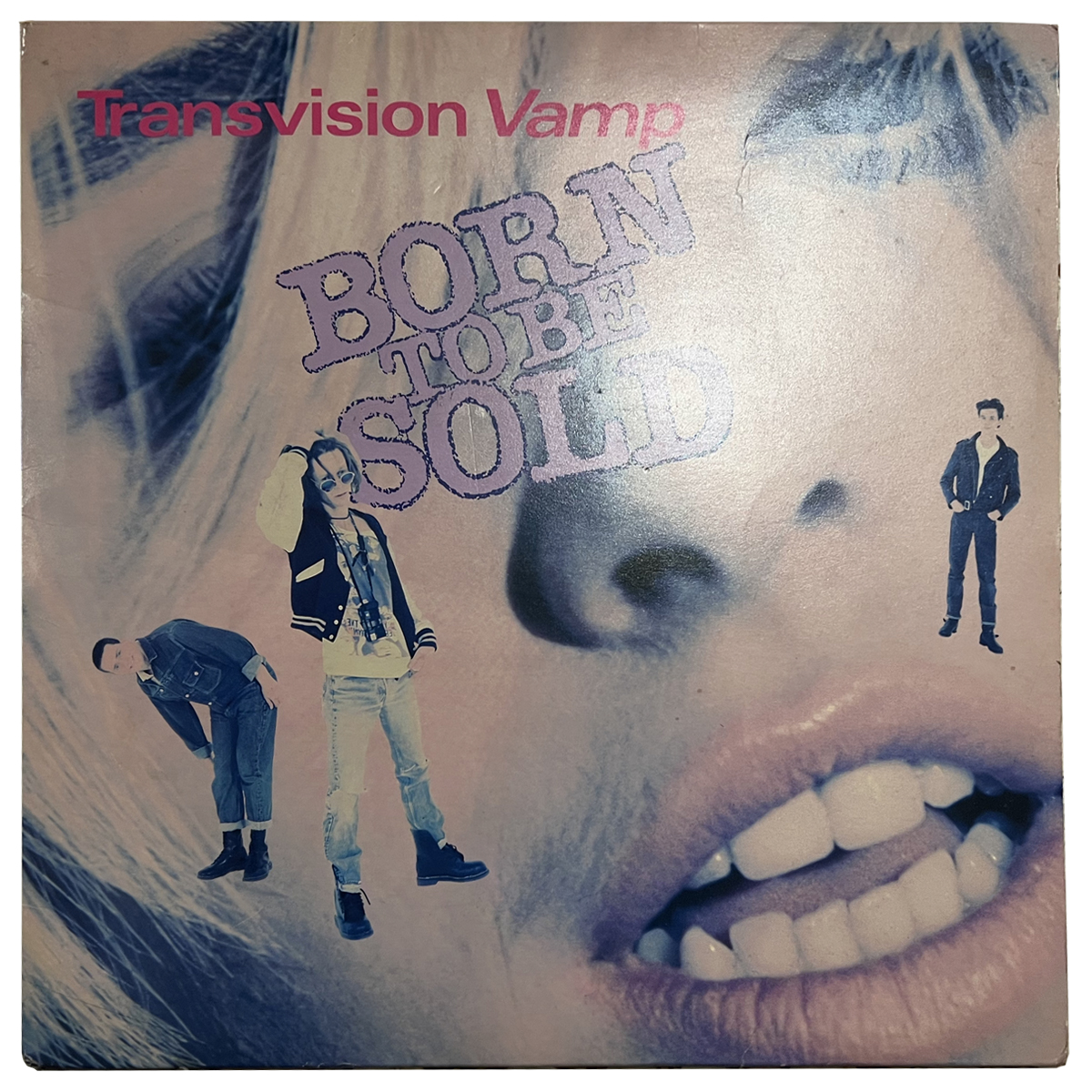 TRANSVISION VAMP ‘BORN TO BE SOLD’ MAXI SINGLE 12” VINYL 1989 *SIGNED & PERSONALIZED