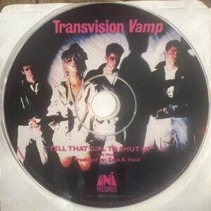 TRANSVISION VAMP ‘TELL THAT GIRL TO SHUT UP’ PROMO ONLY CD SINGLE *SIGNED & PERSONALIZED